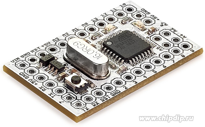 Iskra Mini - повноцінна Arduino-платформа, тільки маленька: всього 33 × 20 мм