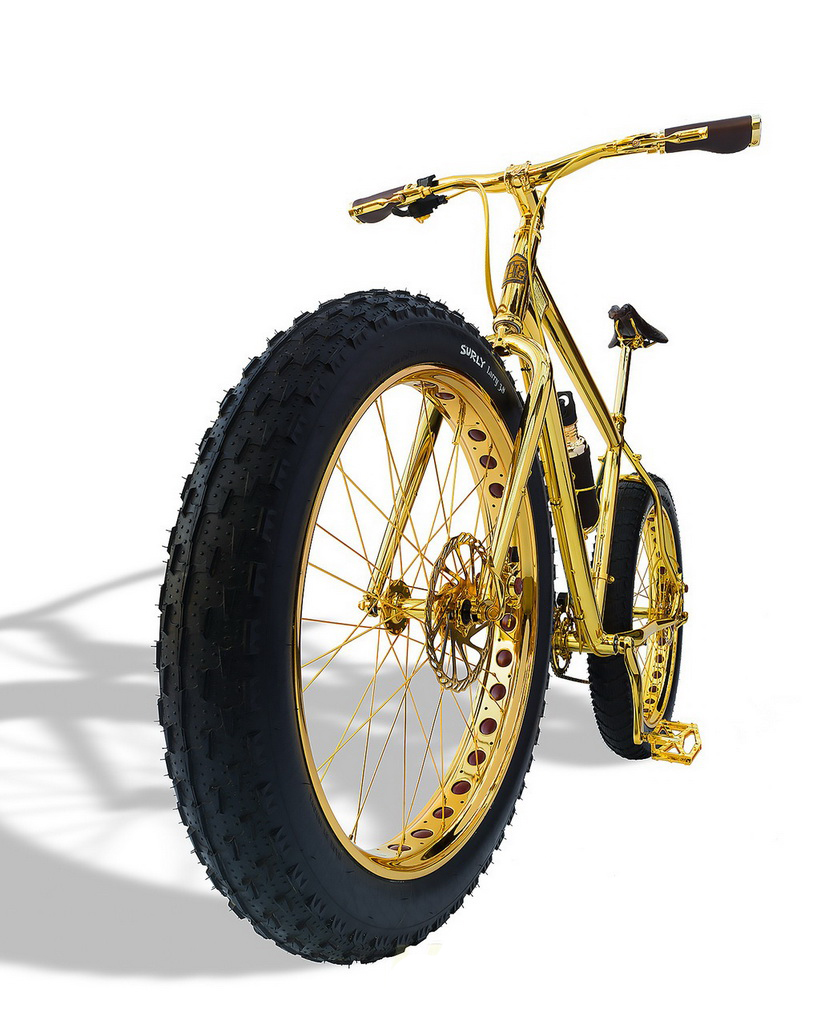 Найдорожчим гірським велосипедом визнана модель Beverly Hills Edition, покрита 24-каратним золотом
