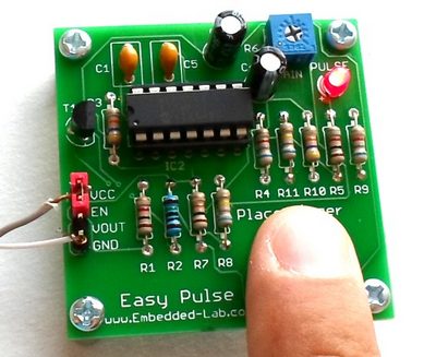 Вимірювач пульсу на мікроконтролері PIC16F628A
