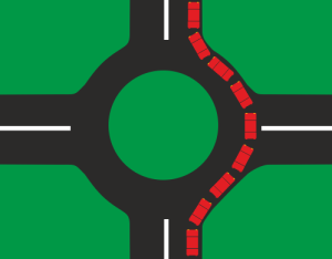 Кругові перехрестя можуть мати різну кількість доріг, що примикають