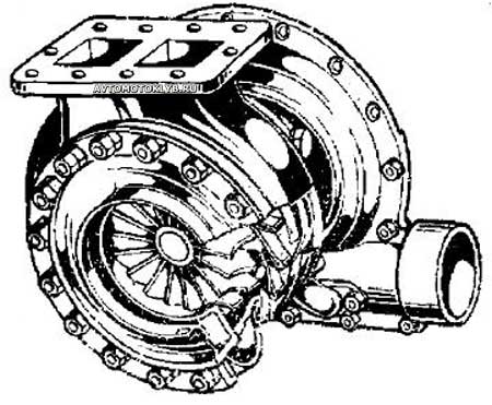 Турбонагнетатель Еберспехер для наддуву малих двигунів