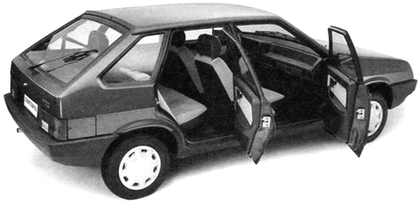 Габаритні розміри автомобіля ВАЗ-2109 (5-дверний хетчбек)