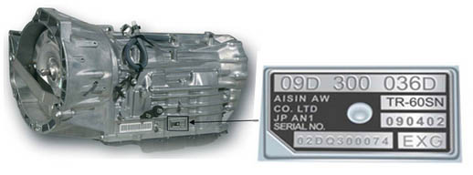 Цю інноваційну 6-ступінчасту АКПП TR60-SN (09D по VAG) Айсин розробила і в 2003-му році запустила в серію для задньопривідних Porsche Cayenne з двигуном від 4-х літрів