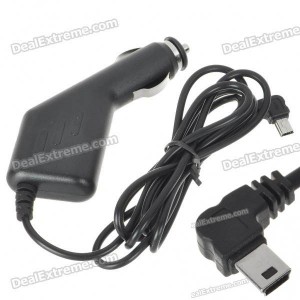 Car Cigarette USB Adapter / Charger for GPS Navigators (Input DC 12 ~ 24V / Output 2A)
