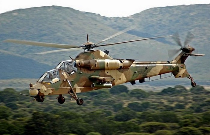 Denel AH-2 «Rooivalk» (Південна Африка)   Це новий літальний апарат останнього покоління, представлений південноафриканської Denel Aviation